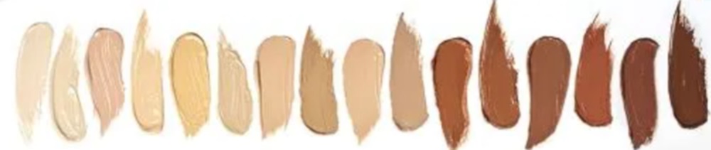 Waterproof foundation colors