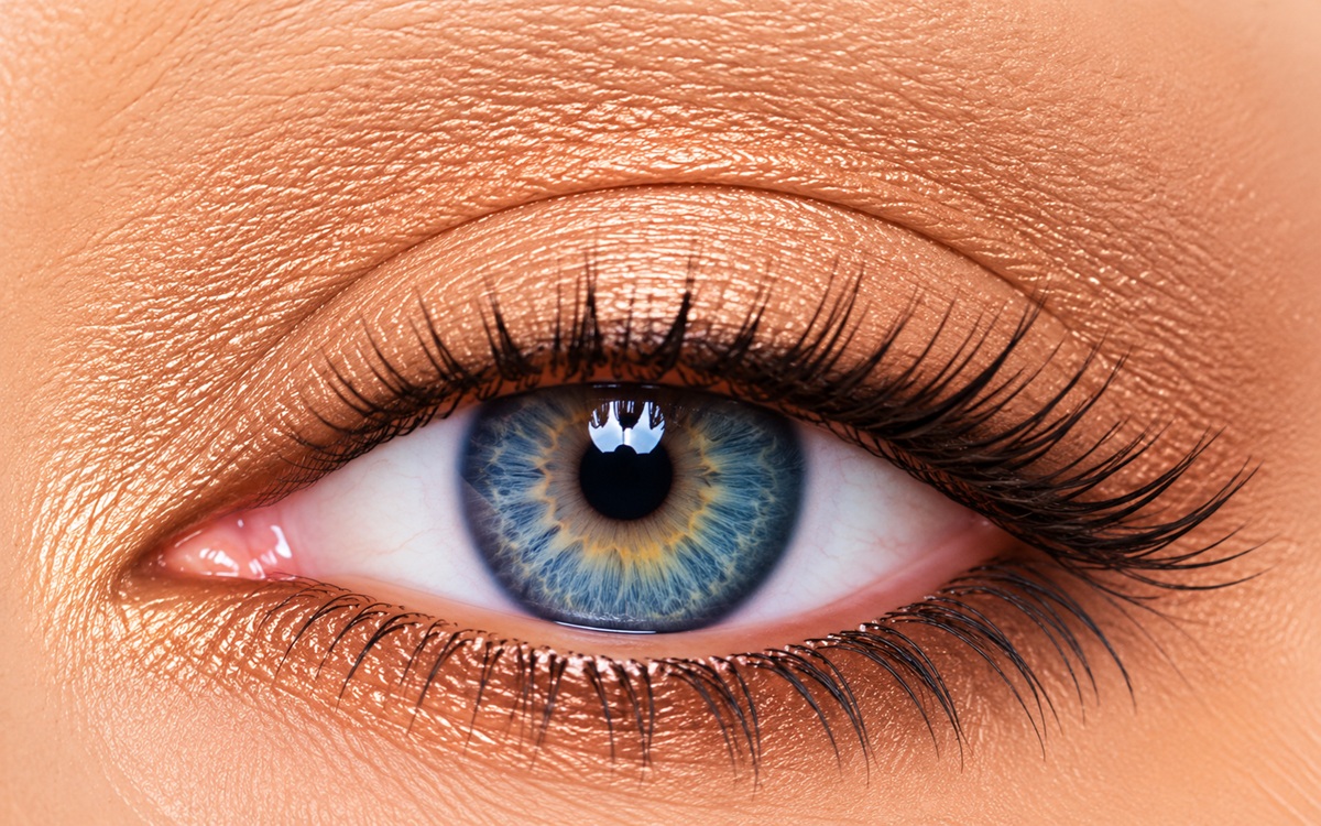 Candlelight ShadowSense soft peach beige eye color