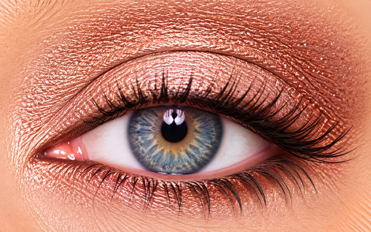 Fairy Dust Shimmer ShadowSense peach pink shimmer eye color