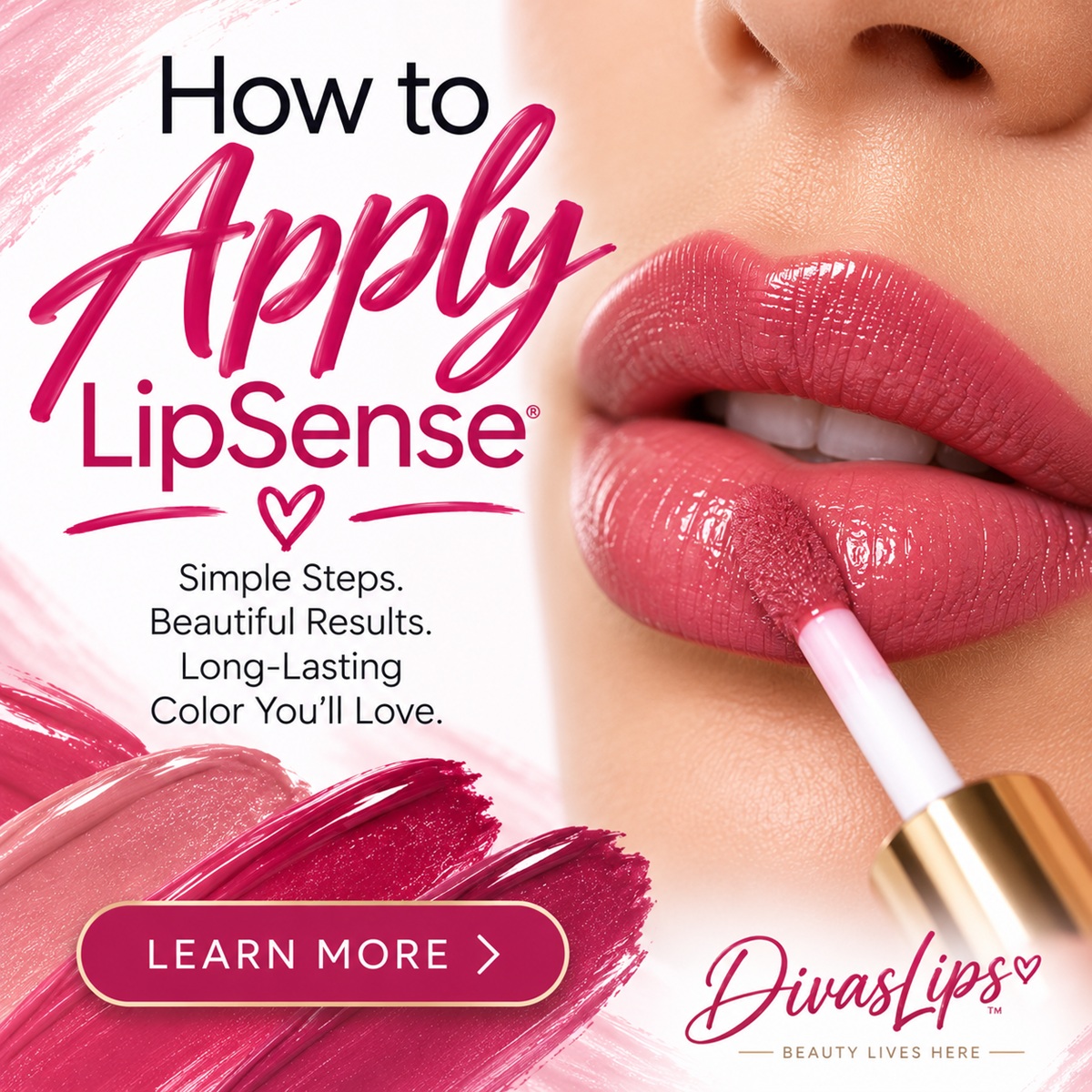 How to apply LipSense lip color for beautiful long-lasting results