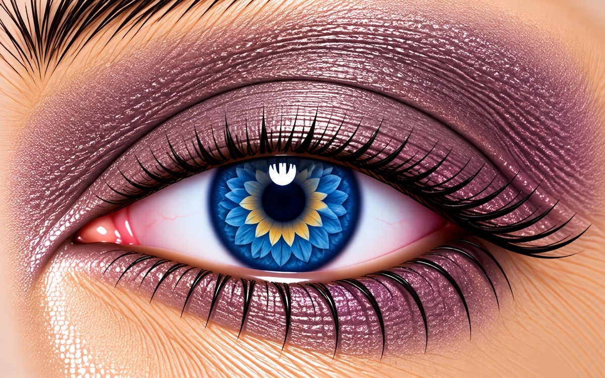 Amethyst ShadowSense cool purple pink eye color
