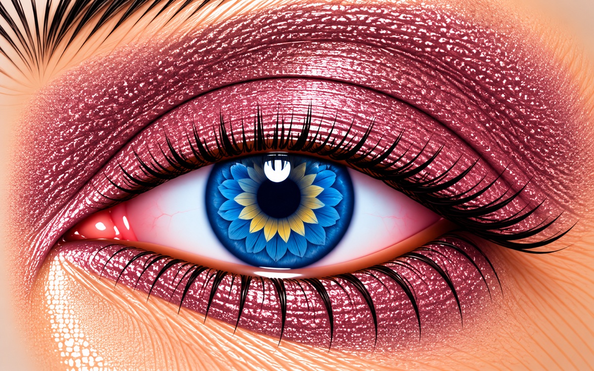 Amulet Shimmer ShadowSense burgundy shimmer eye color