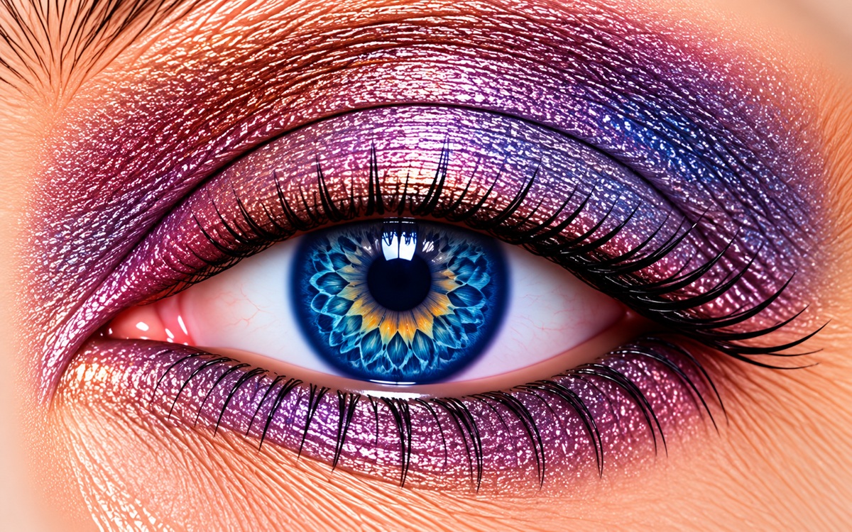 Aurora Shimmer ShadowSense purple pink duochrome eye color