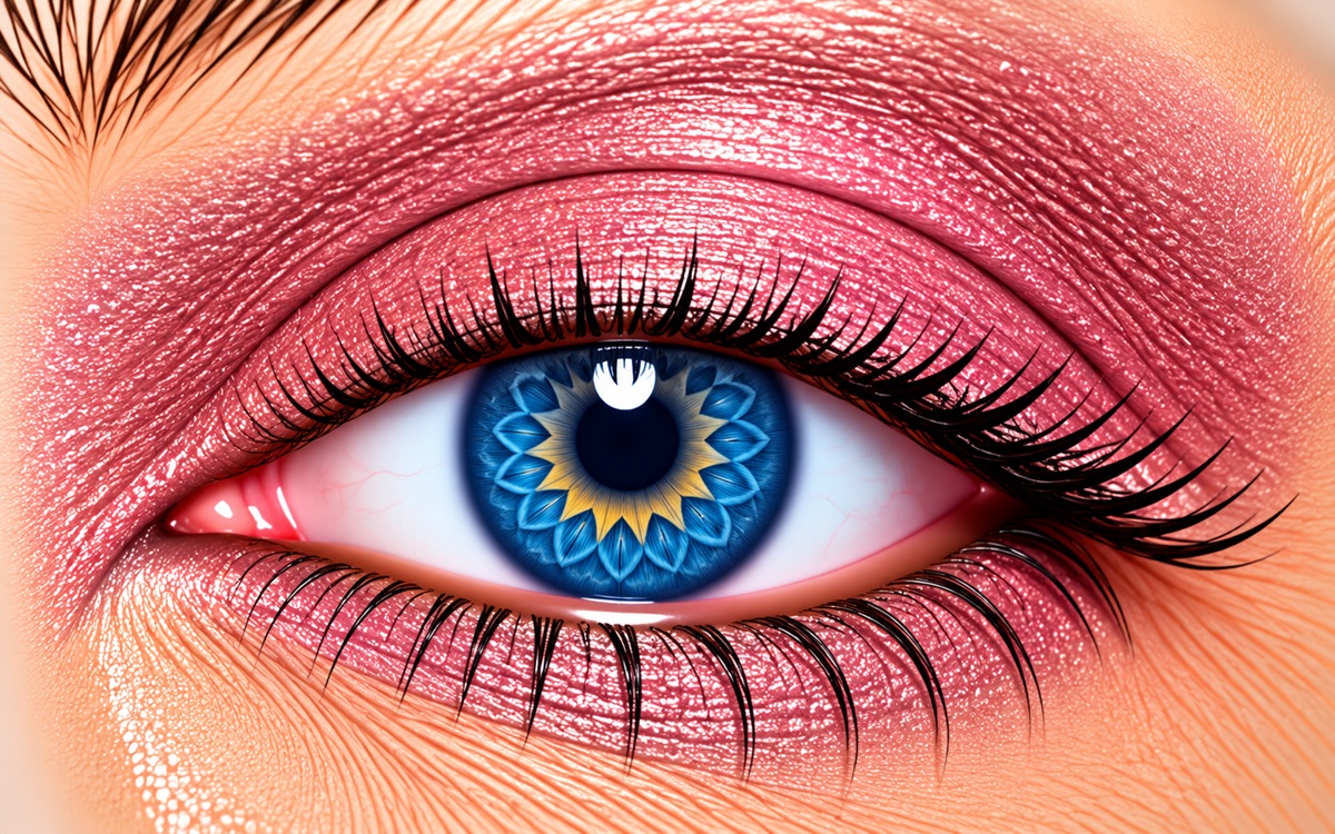 Bella Shimmer ShadowSense metallic pink mauve eye color
