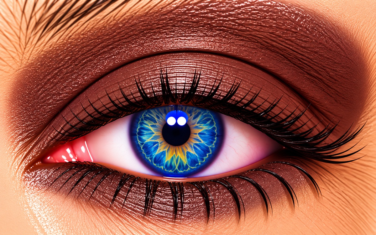 Blissful ShadowSense rich brown matte eye color