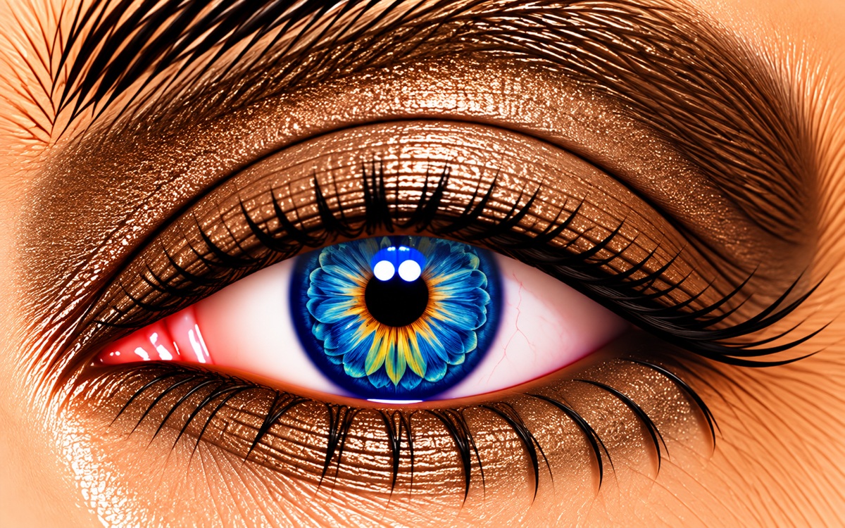 Caramelized Shimmer ShadowSense warm shimmering brown eye color