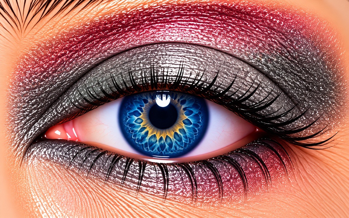 Celestial Shimmer ShadowSense violet blue pink mauve eye color