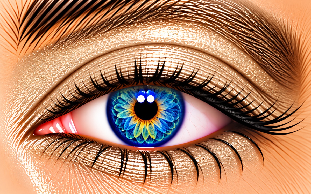 Champagne Shimmer ShadowSense metallic champagne gold eye color