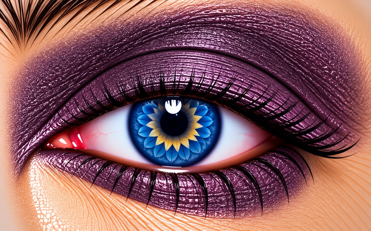 Deep Plum ShadowSense deep purple matte eye color