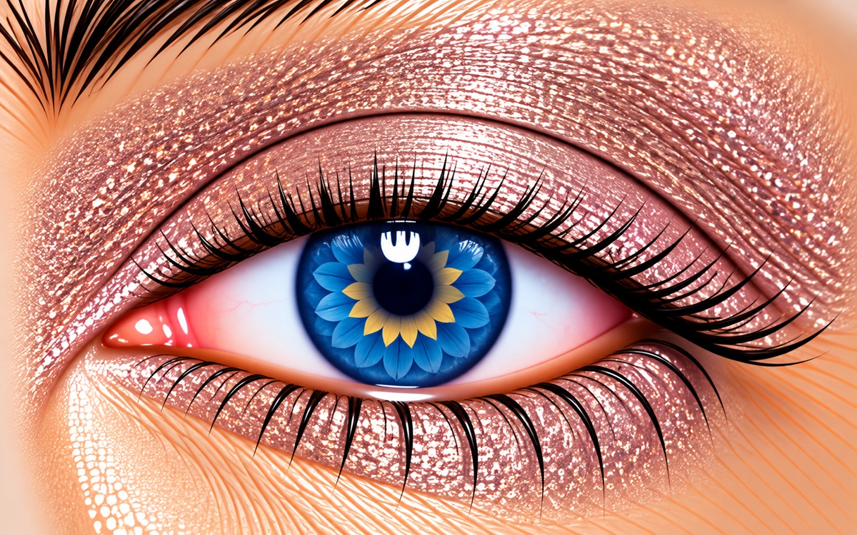 Glazed Glitter ShadowSense pearly neutral glitter eye color