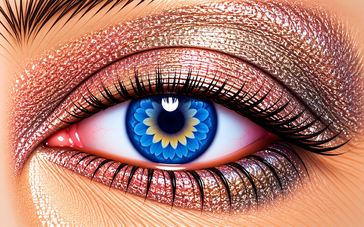 Heatwave Glitter ShadowSense rosy mauve iridescent glitter eye color