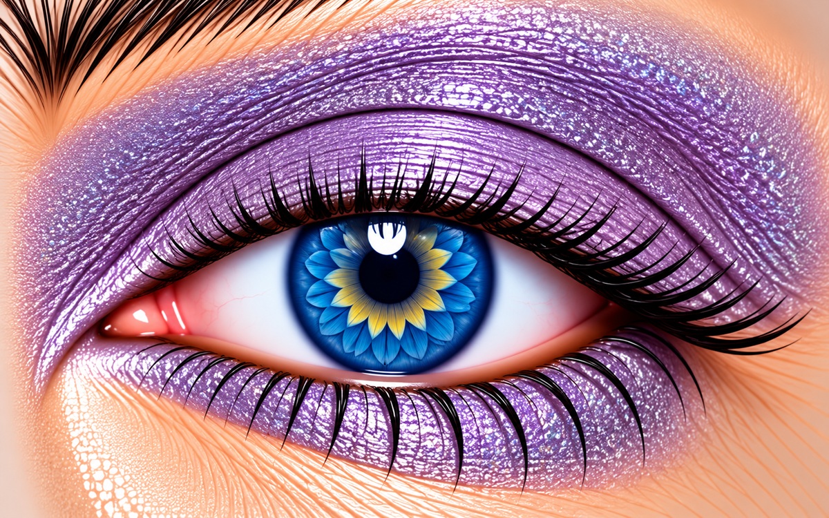Mermaid Shimmer ShadowSense blue lavender duochrome eye color