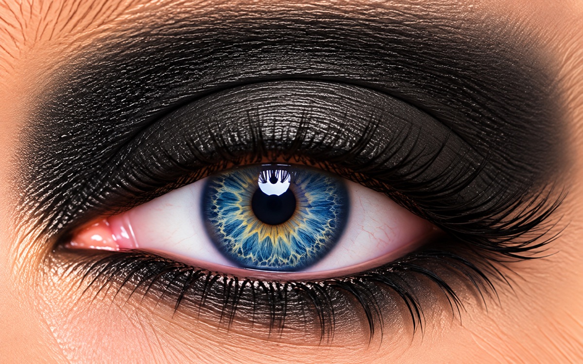 Onyx ShadowSense deep midnight black matte eye color