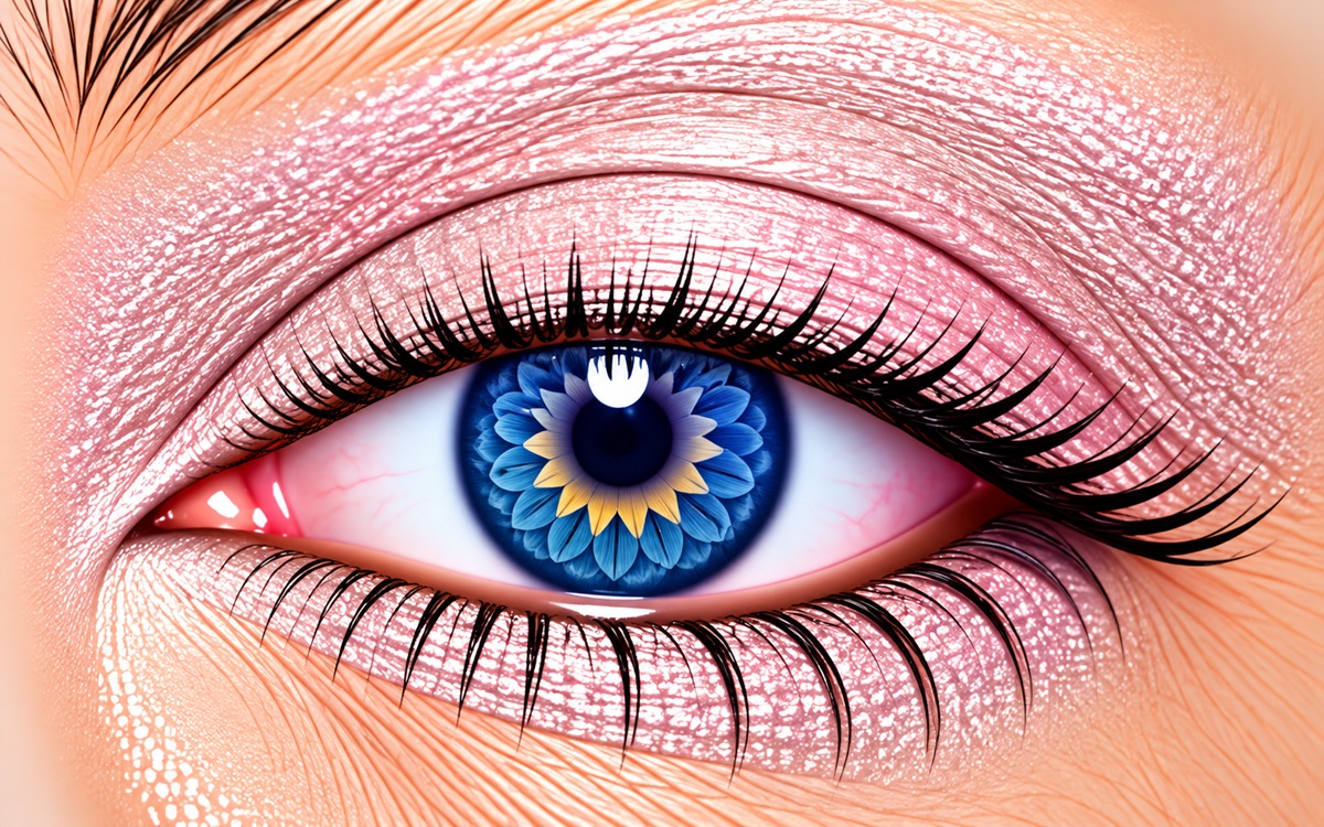 Pink Frost Shimmer ShadowSense pastel pink lilac shimmer eye color