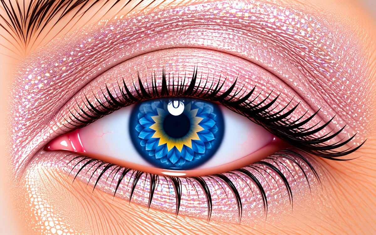 Pink Opal Shimmer ShadowSense pale pink iridescent eye color
