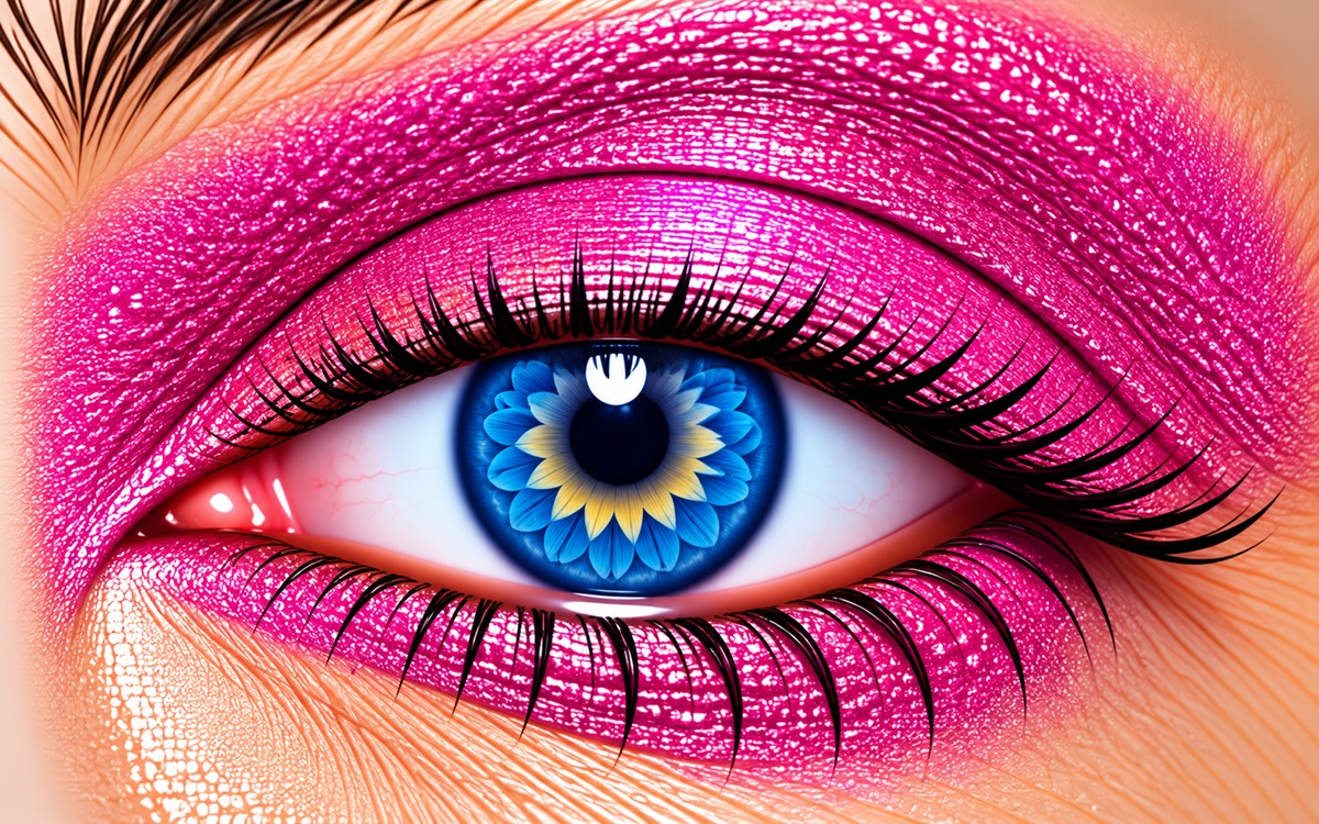 Plasma Pink Shimmer ShadowSense hot violet fuchsia eye color