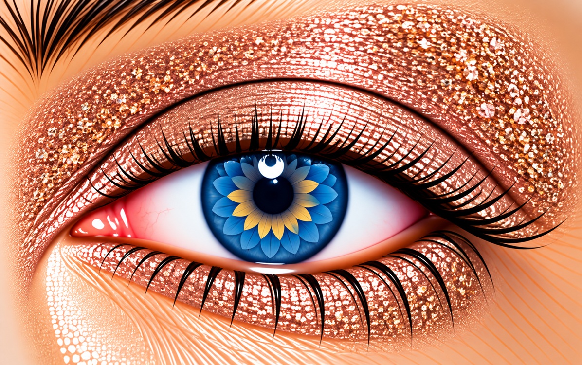 Rose Gold Shimmer ShadowSense rose gold shimmer eye color