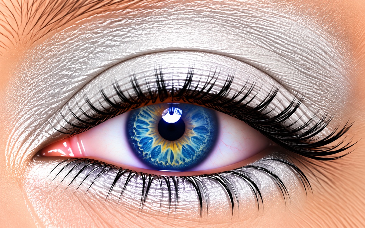 Snow ShadowSense cool bright white matte eye color