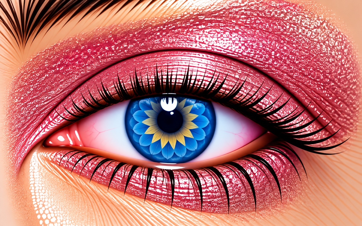 Sunbaked Shimmer ShadowSense pink mauve shimmer eye color