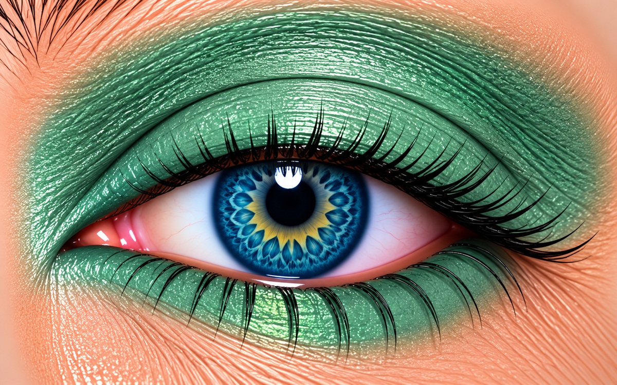 Tumbled Jade ShadowSense earthy green matte eye color